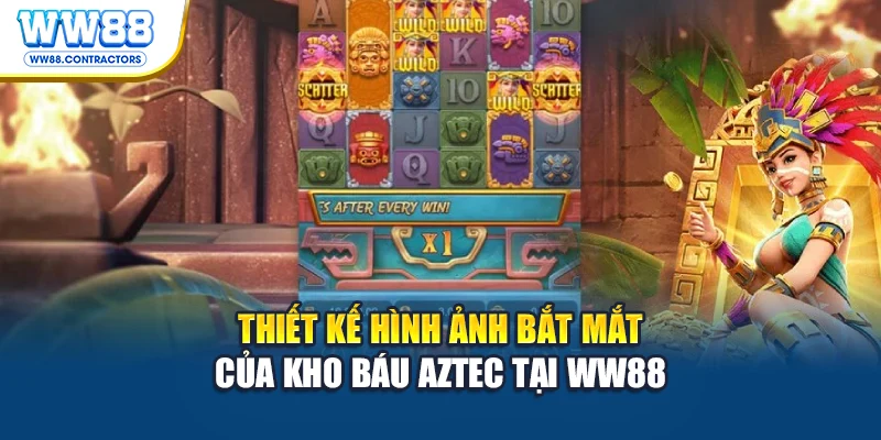 Thiết kế hình ảnh bắt mắt của kho báu Aztec tại WW88